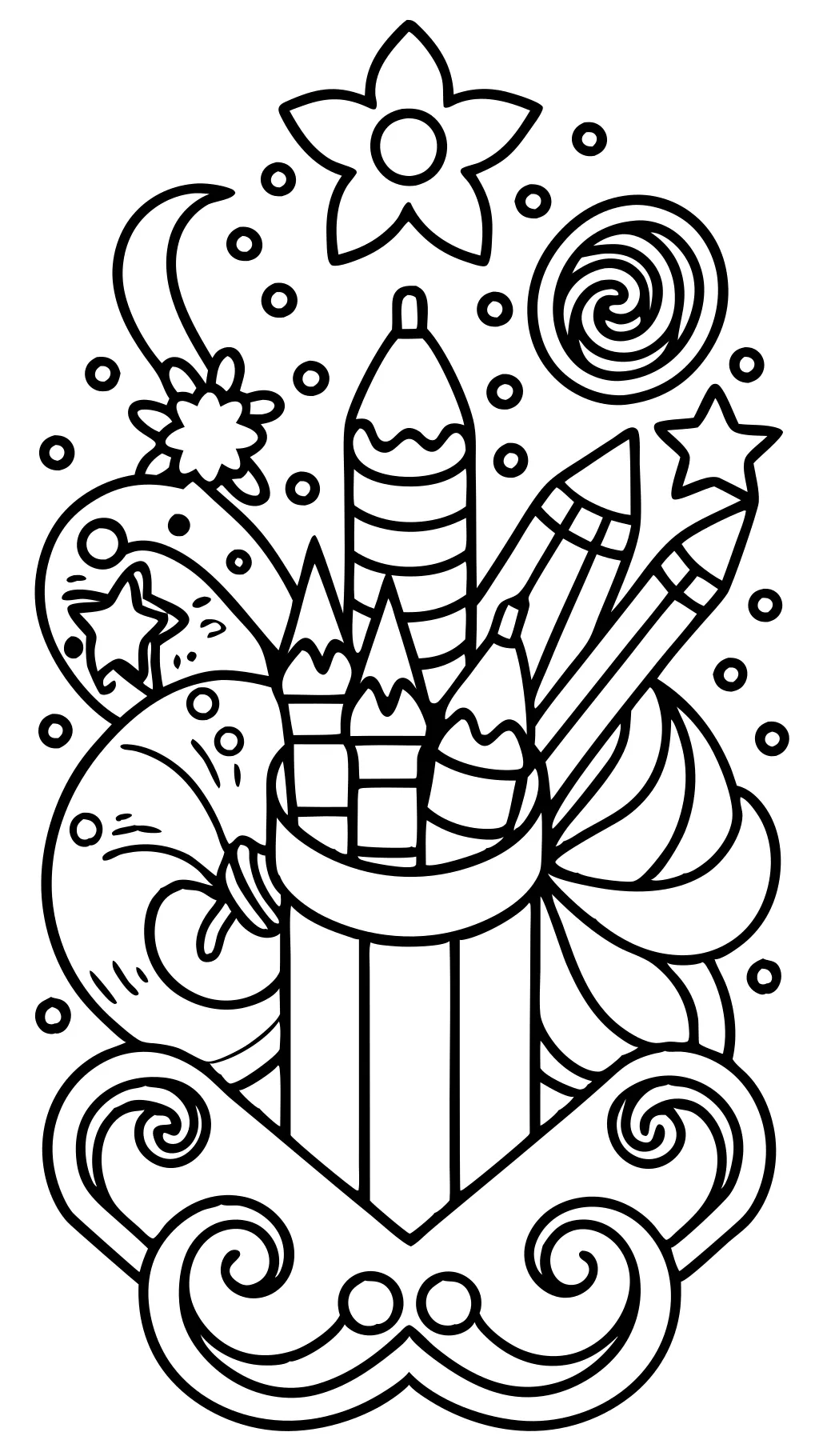 markers coloring page